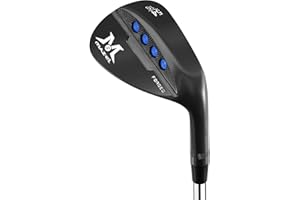 MAZEL Individual Right Handed Golf Sand Wedge 48,50,52,54,56,58,60 Degrees CNC Milled Face & Wider Sole, Get More Spin and Easier Stroke