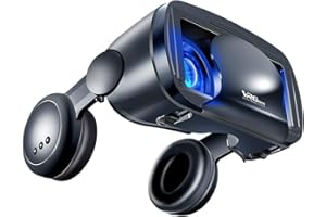 VR SHINECON VR Glasses Virtual Reality VR Glasses Compatible with All Smartphones and Watch 3D Movies These New Comfortable 3D VR Glasses (Black)