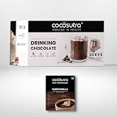 COCOSUTRA Drinking Chocolate Mix | Swiss Vanilla | 20 Single-Serve Sachets (20g Each) | Vegan & Gluten Free | No Preservatives | Enjoy Hot or Cold | R