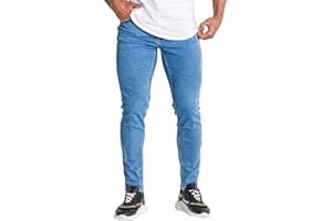 Gianni Kavanagh Light Blue Straight-Leg Jeans Hombre
