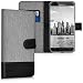 Produktbild kwmobile Samsung Galaxy J5 (2017) DUOS Hülle - Kunstleder Wallet Case für Samsung Galaxy J5 (2017) DUOS mit Kartenfächern und Stand