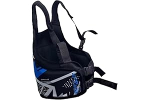Harilla Rippenschutzweste für Erwachsene Go-Kart-Brustschutz, Mehrzweck-Stoßdämpfung, atmungsaktiv, verstellbare Schutzausrüstung für Outdoor Sport, Motorrad, Renn, Blau