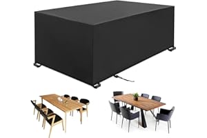 AIPWERER Pokrowiec na meble ogrodowe, wodoodporny tkanin Oxford, promienie UV, odporny na rozdarcie, 120x60x90 cm, 420D