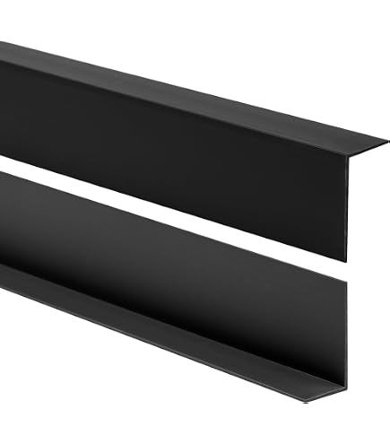 Profilo Angolare PVC Autoadesivo - Protezione Pareti E Bordi, 15x15mm X 100cm, Grigio