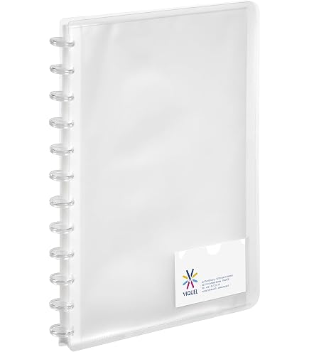 Classeur A4 Avec 40 Pochettes Perforées - Porte-Documents Mobile Et Résistant - Idéal Bureau Ou École
