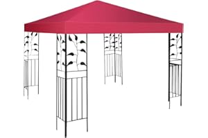 GIANTEX Tetto di Ricambio, per Gazebo Giardino di 3 x 3 M, Doppio/Singolo Strato, in Tessuto Poliestere, per Cortile/Spiaggia/Parco, 3 Colori e 2 Stili