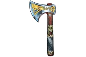 Liontouch - Viking Axe | For Kids Aged 3+ Years | Chief Harald’s Medieval Foam Toy For Little Warriors & Berserker’s Pretend Play | Safe Weapon & Battle Accessory For Dress Up & Costumes For Boys