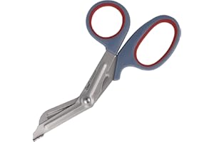Clauss Titanium Verbandschere | Erste Hilfe Schere für Verbände, Pflaster, Stoff und Papier | Notfallschere mit Titan-Edelstahlklinge | Ergonomischer Softgrip | CL-18053 00