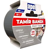 Apel Tamir Bandı (Duct Tape) Askılı Karton 48 mm x 10 m Gri