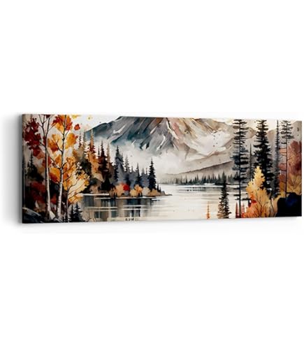 Deco Cadre Décoration Salon Arbre Abstraction Moderne Impression Sur Toile 120x80cm Image Tableau Decoration Murale Chambre Cuisine Horizontal Art Wall Grand Tableaux Decoratifs Muraux AA120x80-3805