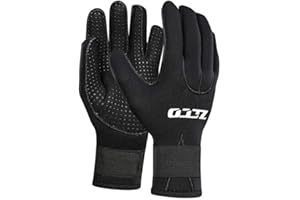 TrusMe 5Mm Premium Neoprene Wetsuit Gloves with Adjustable Anti Slip Flexible for Men Women Snorkeling Surfing Winter Swimming