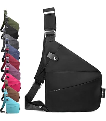 Kaiyaner Sac De Poitrine Femme Sac Bandoulière Pochette Telephone