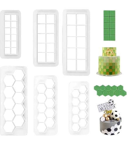 Cookie Cutz 25 x 1 inch formaat vierkanten multi Cutter (5 x 5 inch Cookie Cutz 25 x 1 inch formaat vierkanten multi Cutter (5 x 5 inch