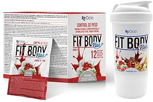 RC OCIO Batido Sustitutivo de Comida Pack con Vaso mezclado | Sustituto Alimenticio Dietetico alto en Proteinas | Ayuda para perder Peso | Chocolate - Vainilla - Fresa | Saciante para hombre y mujer