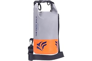 The Pack Wolf Company Wodoszczelny Worek Premium 20L 10L 2L Plecak Regulowane Szelki Na Ramię Kajakarstwo Rafting Żeglarstwo Sporty Wodne Pływanie (2L)