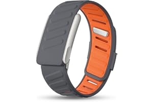 Dado Silicone Sport Replacement Band Compatible with WHOOP 5.0, One, Peak, and Life Fitness Tracker – Breathable, Durable & Comfortable | Not for Whoop Gen 4