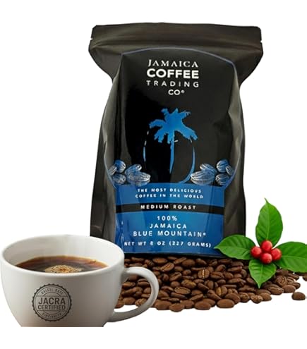 Jamaica Blue Mountain Premiere Blend, Medium Roast, Whole Bean Coffee By Dancing Moon Coffee Co - View #2