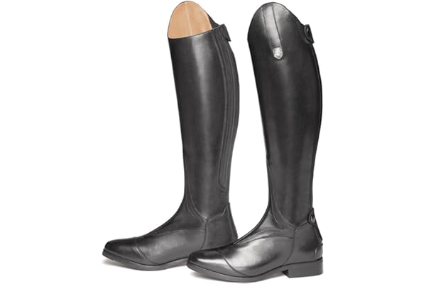 WEHAM Bottes d'équitation rétro à Lacets en Cuir PU pour Hommes et Femmes, Bottes de Chevalier Longues d'équitation en Plein air pour débutants