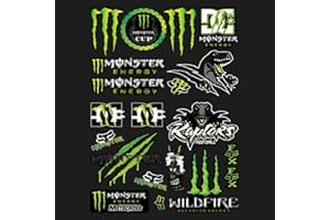 Lithyc Grafiche Moto - Adesivi Moto - Adesivo Casco Moto - Adesivi Scooter - Adesivo Quad Adatto Per Honda Yamaha Moto Scooter Quad Bike Caschi Ecc (A8039)