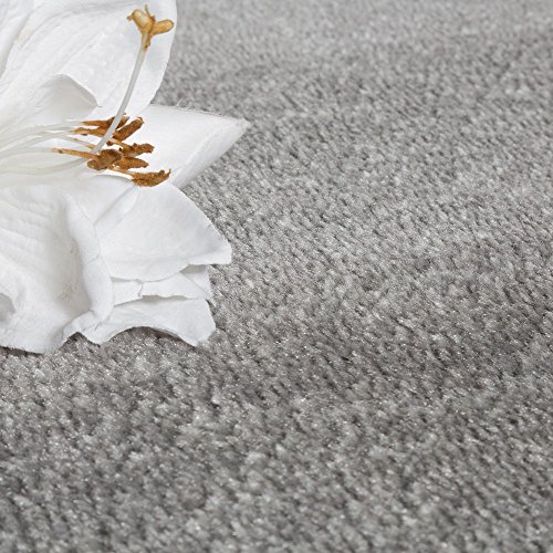 Designer Teppich Wohnzimmer Teppich Bordüre in Grau Schwarz Creme Preishammer, Grösse:160×220 cm - 3