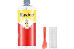 KAVLEE Colle Puissante Pour Métal, Adhésif Haute Température, Pâte de Réparation Soudure à Froid, All-Purpose Repair Glue Pour Fonte