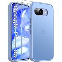 ESHUYI Handyhülle Für Google Pixel 9a – 360-Grad-Schutz, Stoßfest, Mit Displayschutz, Hellblau