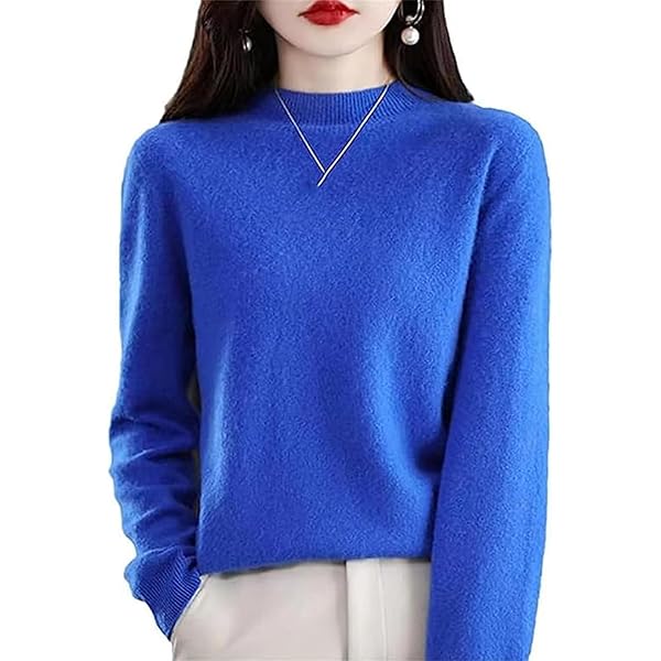 Rich & Royal MIT CREW-NECK - Fleece trui - pearl white/wit