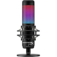 HyperX QuadCast S – Microfono RGB USB con condensatore per PC, PS4 e Mac, Supporto anti urto e vibrazioni, filtro antipop, ga