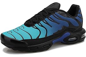 Amsion Homme Air Chaussures de Course à Pied Tendance pour avec Coussin Mode Baskets décontractées pour la Marche Le Tennis Le Basket-Ball la Gym Les Sports