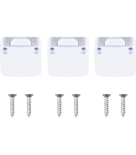 4 Stück Schrankschalter Türkontaktschalter 230V - Weiße Schnappschalter Für Möbel