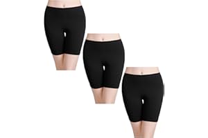 wirarpa Damskie spodenki zapobiegające otarciom damskie bokserki bielizna bawełniane spodenki rowerowe legginsy pod sukienką 4 szt