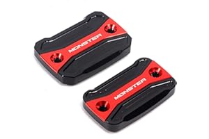 FKUTYVG Tappo Olio Moto Coperchio Leva Freno Creativo Adatto per for DU-CA-Ti Hypermotard Monster 796 696 695 Coperchio Tappo Serbatoio Liquido Freno Anteriore 2008-2015 (Color : Red)