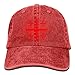 Produktbild Red Jerusalem Crusaders Cross Denim Hat Trucker Cap Natural