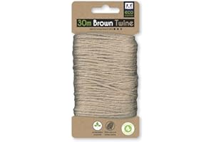 IG DESIGN IGD Eco Essentials Sustainably Sourced Natural Hemp Twine 30M