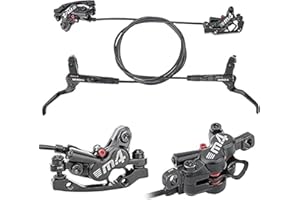 splumzer MTB MTB Freins à Disque Hydrauliques, Freins à Disque Hydrauliques Avec Rotor 160mm, Avant Gauche/Arrière Droit, Adaptés pour VTT BMX