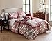 Produktbild VCNY rot Istanbul 5tlg Queen Quilt Set