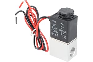 12V DC 1/4 2-vägs Normalt Stängd Magnetventil Elektrisk Magnetventil för Vatten Luft Gas Vätska