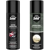 Sanplaza Selsil 2&rsquo;li Oto Bakım Seti Motor Temizleme 500 ml Ve Silikon Sprey 500 ml