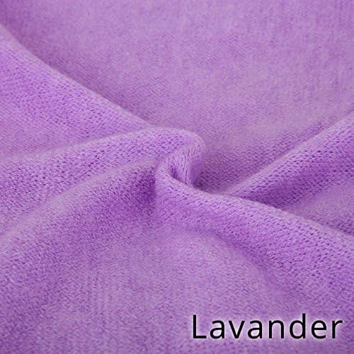 Neotrims Soft Jersey, Knit Purl Brushed Fabric, 26 Colors Baby Photography, Backdrop, Dress Making, Luxurious Velour Mohair Handle and Look, Drape. Lavender, 2 Metres