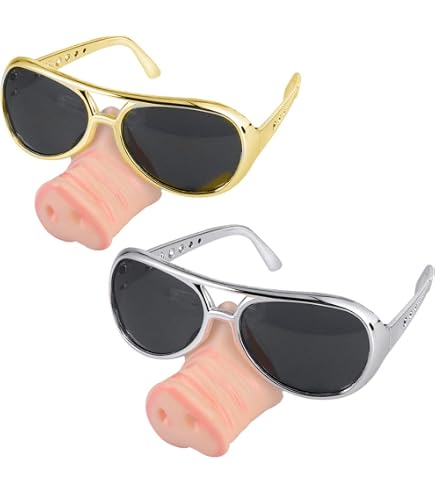 P‘TIT CLOWN Falsche Intello-Brille – Schwarz, Für Kostüme & Partys (Erwachsene, Unisex)
