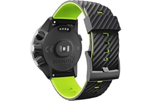 WIIKAI Bracelet de Rechange en Silicone Pour suunto 7/9/9 baro/spartan sport/D5 Bracelets de Montre de Rechange.