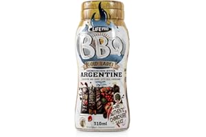 LIFEPRO Sauzero Zero BBQ Argentina With Chimichurri 310ml | Salsa para Aderezo de Carnes, Verduras y Pescados | Sabor Argentino con un Toque de Chimichurri | Todo el sabor sin Tener que Contar Calorias
