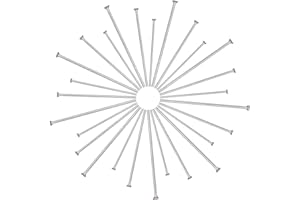 SUNNYCLUE 1 boîte 600 pièces 3 Tailles Épingles à Tête Épingles à Tête Plates Bijoux Épingles à Tête en Acier Inoxydable pour Colliers à Faire Soi-Même Bracelets Boucles d'oreilles Bijoux