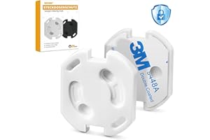 REDTRON Socket Fuse with Twist Mechanism, Pack of 20 Sockets, Child Safety Sockets, Socket Fuses for Babies and Children, Socket Protection, White