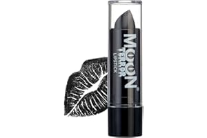 Rouge à lèvres Moon Terror Halloween | Maquillage SFX, maquillage à effets spéciaux, Black Midnight, 4,2 g (lot de 1)