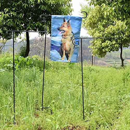 Gosear Garten Flagge Stand Halter Flagge Pole Haus Zubehör 39.37inches x 14.96inches (Höhe x Breite) - 2