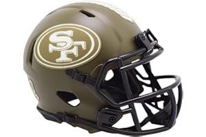 Riddell Speed Mini Football Helm Salute San Francisco 49ers