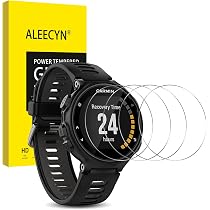Savvies Pellicola In Vetro Temperato Per Garmin Forerunner 735XT (3 Pezzi) - Durezza 9H, Anti Graffio, Trasparente