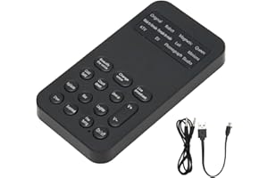 ZUNATE Cambia Voce Portatile, Disguiser Vocale Portatile Mini Dispositivo Cambia Voce con 8 Effetti Sonori e Cambiamenti Sonori Microfono Cambia Voce per Gioco di Chiamate Telefoniche