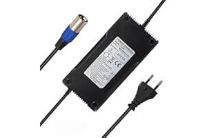 YZPOWER Ladegeräte 42V 5A Netzteil für Scooter Fahrrad Ladegerät für 36V 10S Lithium Elektrofahrräder E-Bike Hoverboard Ladegeräte mit 3 pin XLR Anschluss